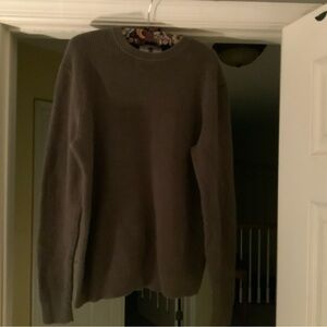 Black Brown 1826 Gray Crewneck Sweater